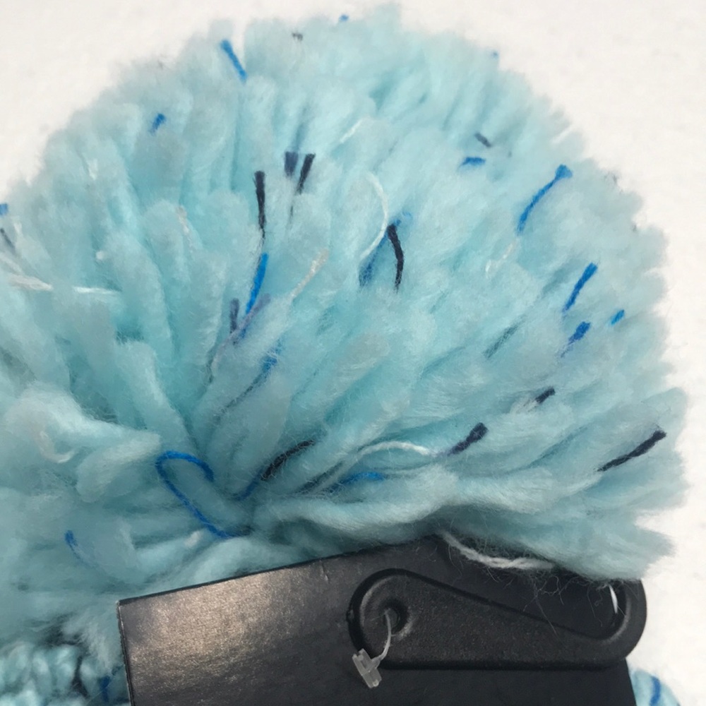 OBERMEYER SEA GLASS BLUE Knit Pom Pom Hat - Picture 5 of 5